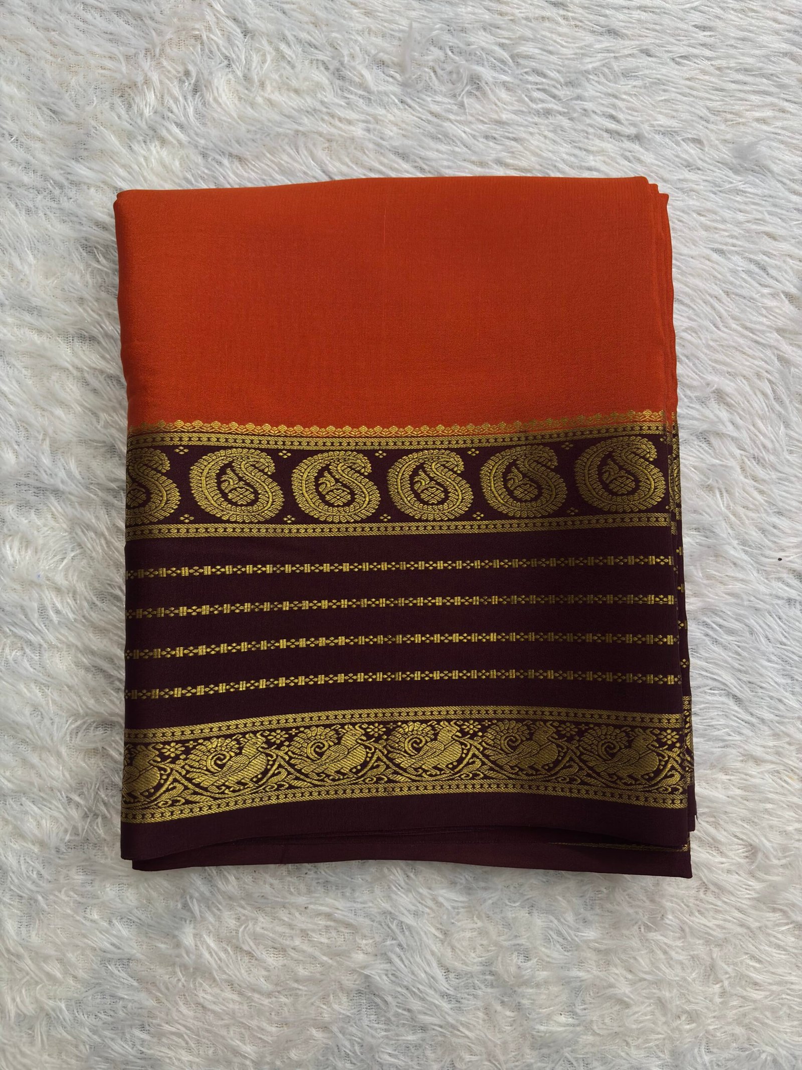 MDD7511 - Rust Orange with Brown