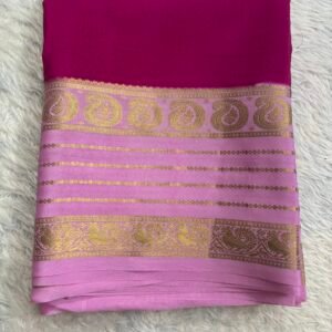 MDD7506 - Rani Pink with light Pink