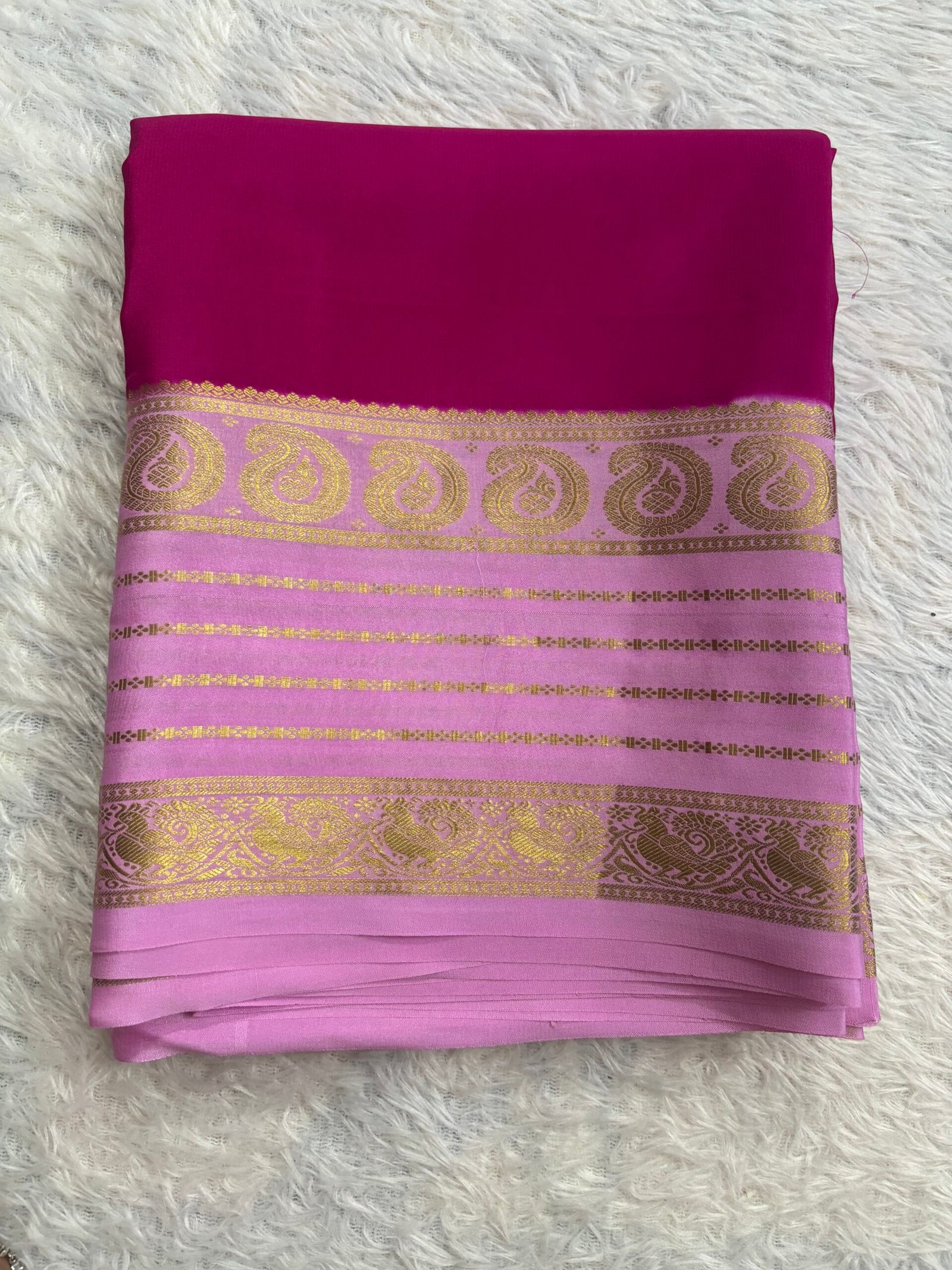 MDD7506 - Rani Pink with light Pink