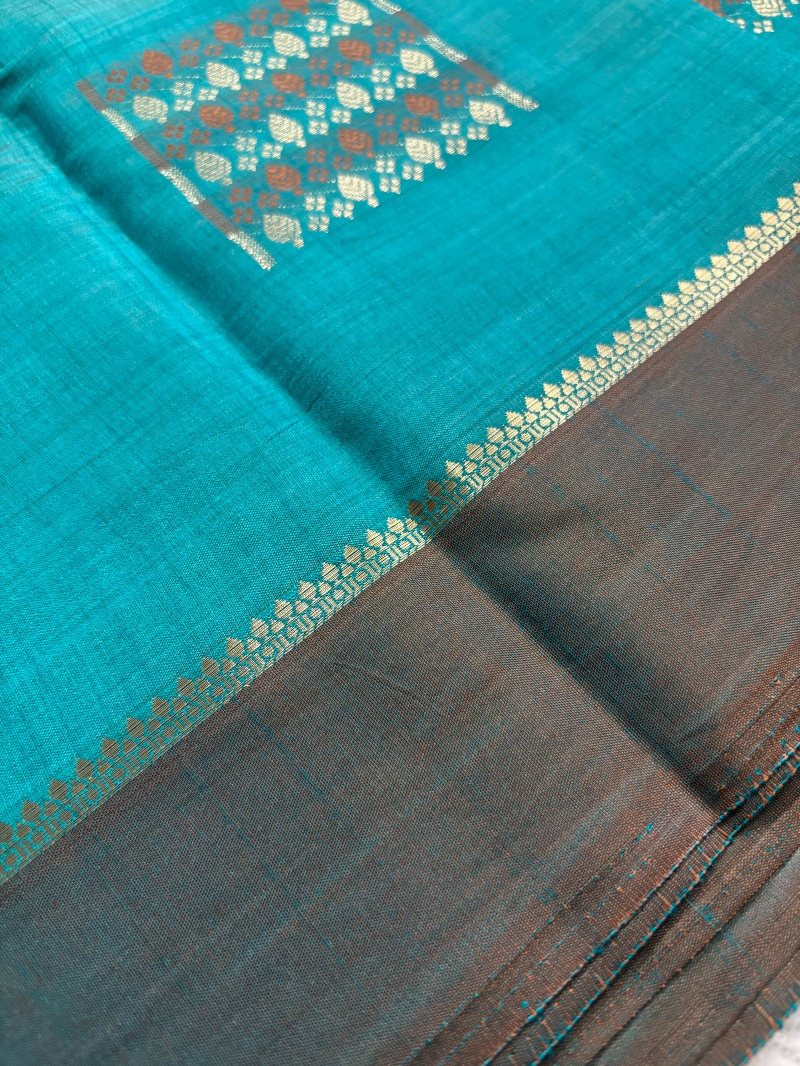 SDD7515 - Turquoise Blue with Brown - Image 2