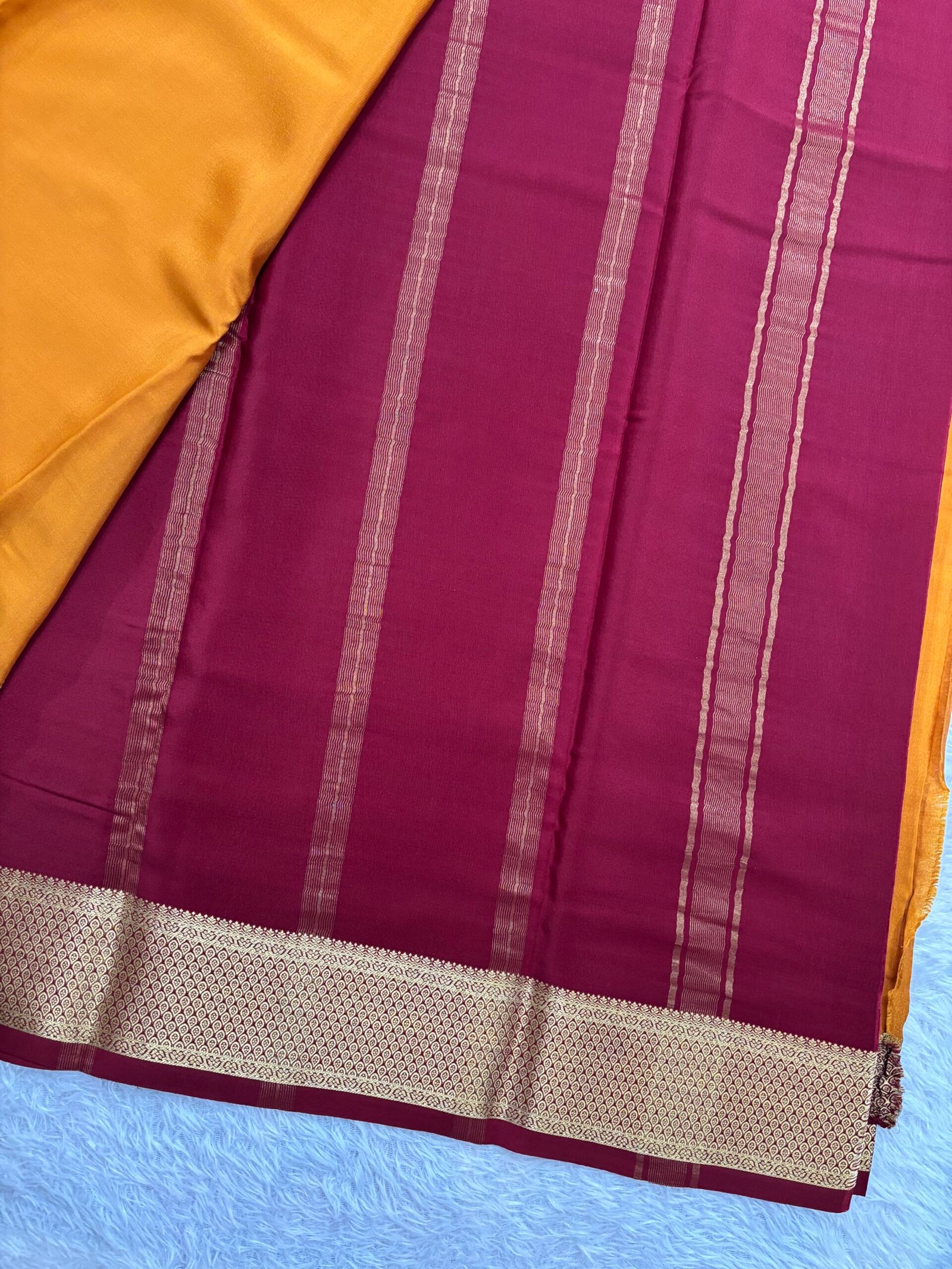 MDD518 - Autumn Orange with Maroon - Image 3