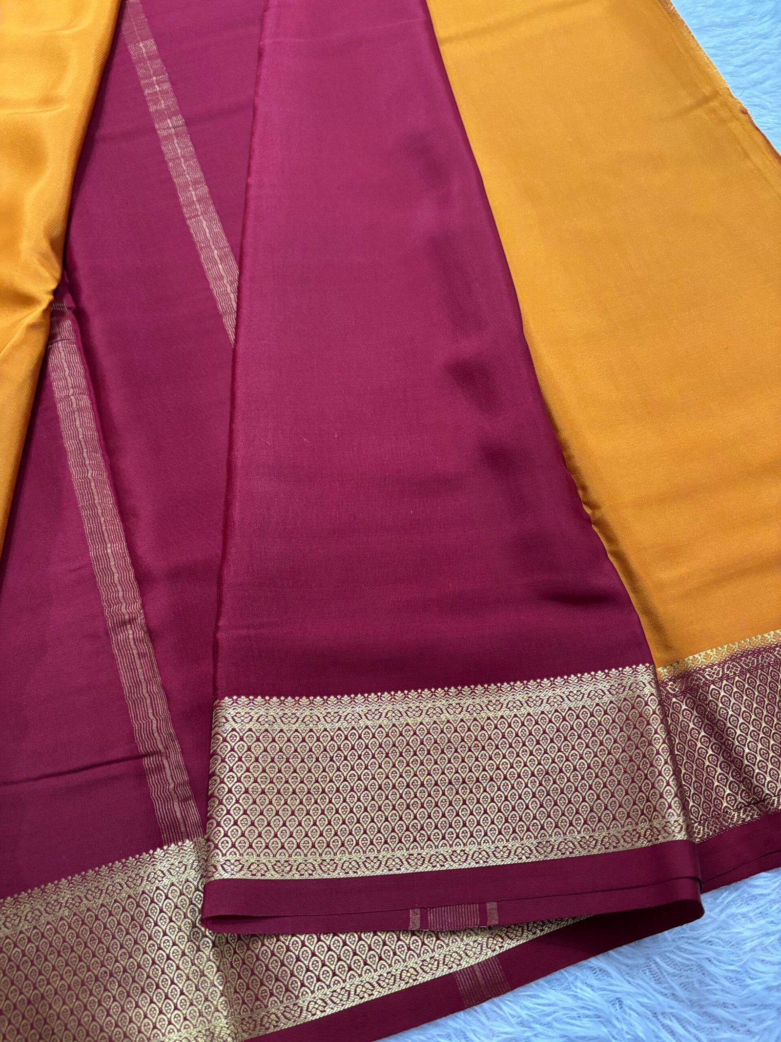 MDD518 - Autumn Orange with Maroon - Image 4