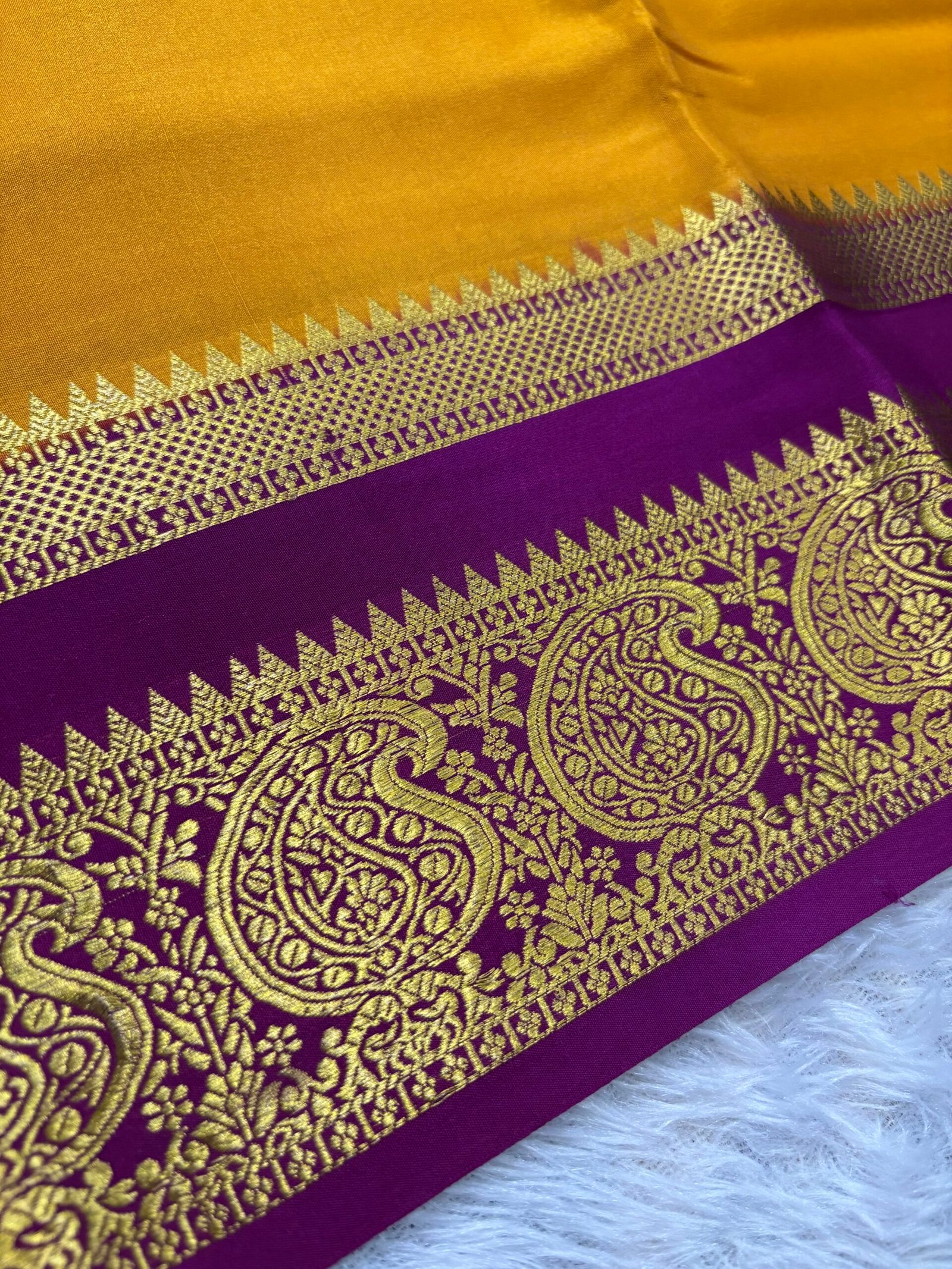 MDD839 - Mustard Yellow with Megenta - Image 2