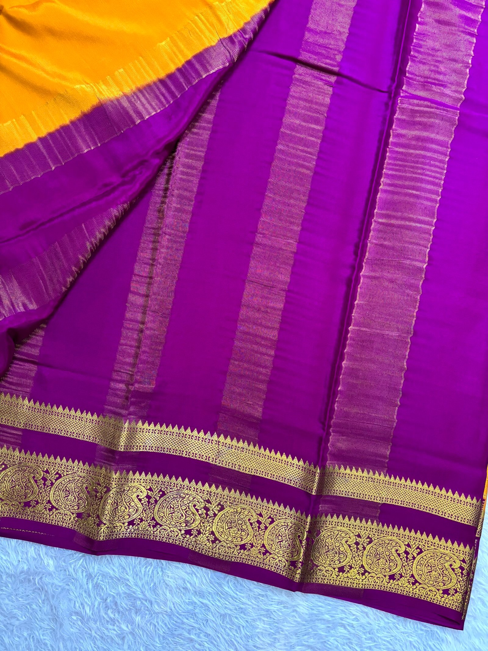 MDD839 - Mustard Yellow with Megenta - Image 3