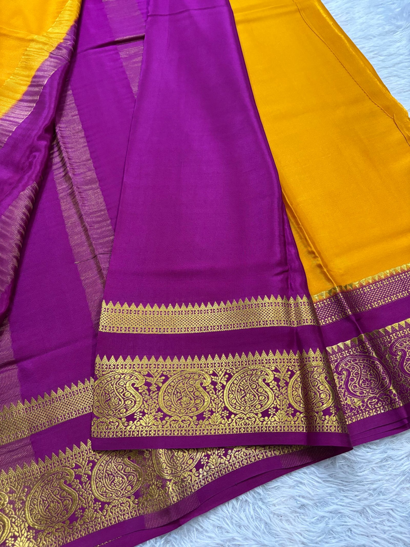 MDD839 - Mustard Yellow with Megenta - Image 4