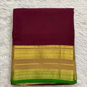 MDD523 - Maroon, Beige and Green