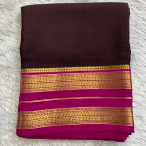 MDD519 - Dark Brown with Pink