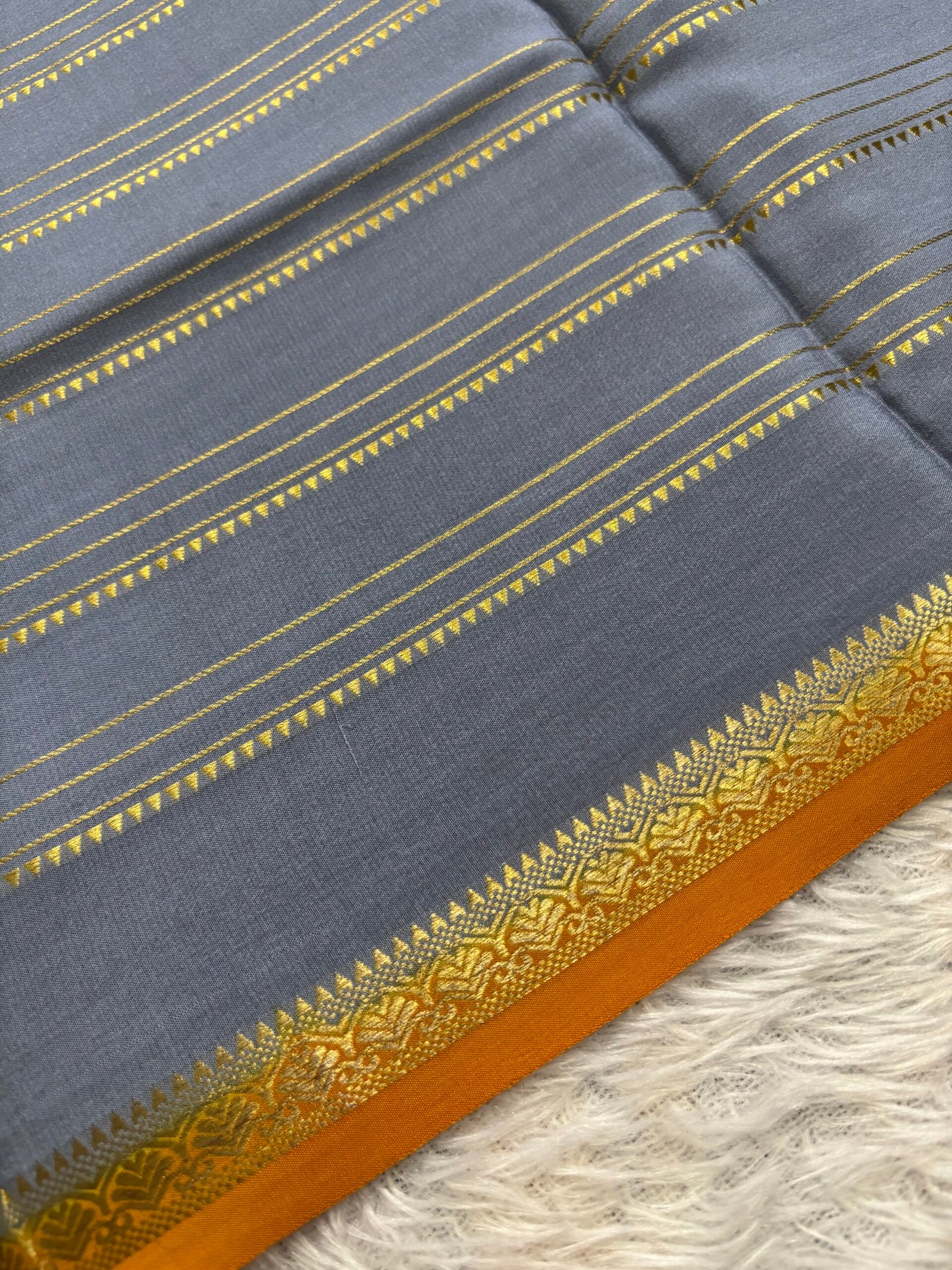 MDD945 - Grey with Mustard Orange - Image 2