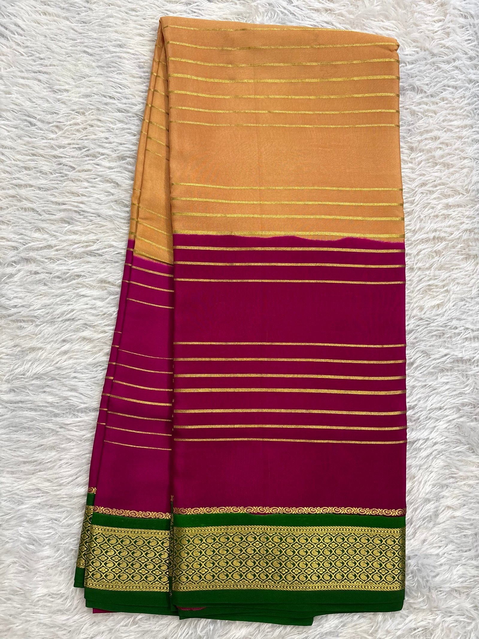 MDH754 - Rough Cream , Pink and Green