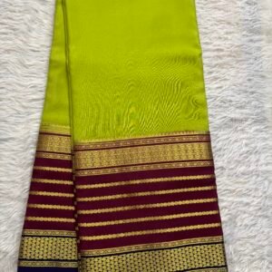 MDH052 - Light Lime Green , Maroon and Navy Blue