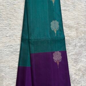 VKG913 - Dual Toned Peacock Blue with Purple