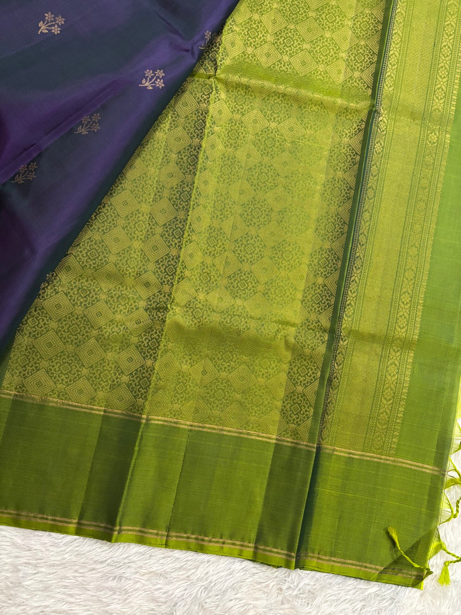 VKG5307 - Dual tone Purple with Apple Green - Image 3