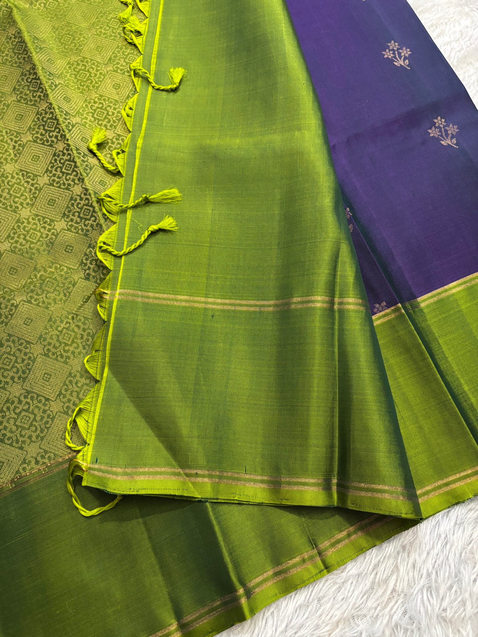 VKG5307 - Dual tone Purple with Apple Green - Image 4