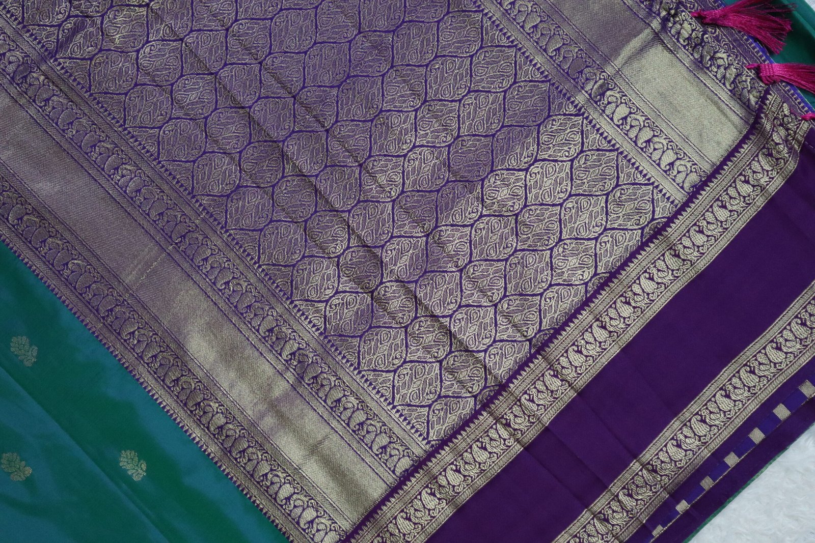 RCJ2816 - Dual toned Rama green with Purple - Image 3