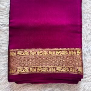 MDG5075 Pure Mysore crepe silk saree