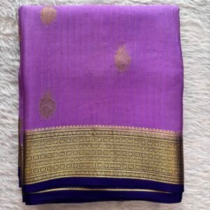 MDH1074 Pure Mysore crepe silk saree