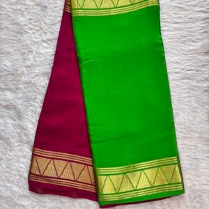 MDH4077 Pure Mysore crepe silk saree