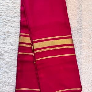 MDH85072- Pure Mysore crepe silk saree